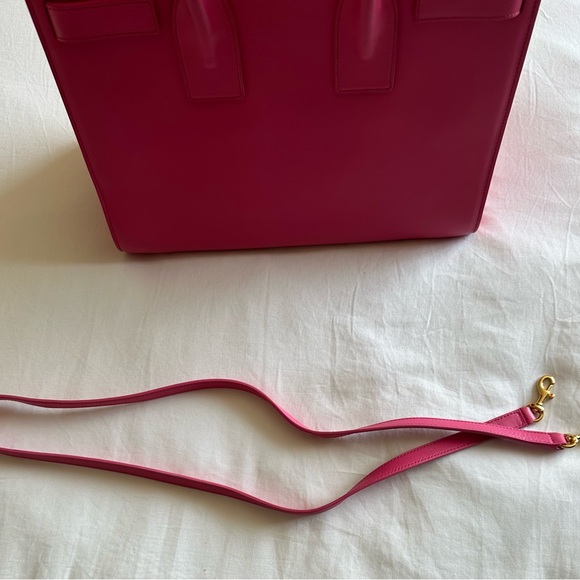 SAINT LAURENT
Calfskin Small Sac De Jour Lipstick Fuchsia - Picture 10 of 16